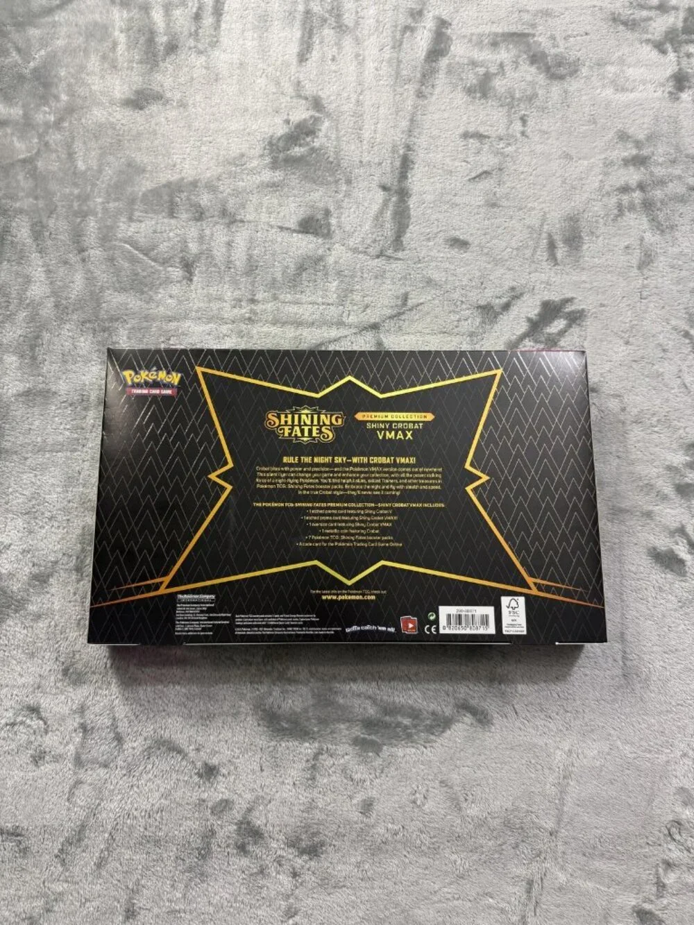Pokemon Shining Fates Shiny Crobat VMAX Premium Collection English Promo Box New